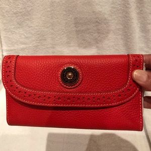 New never used Dooney & Bourke red wallet